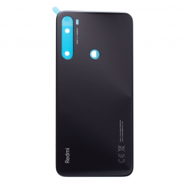 Vitre arrière Xiaomi Redmi Note 8 Noir + Adhesif (Sans Logo)
