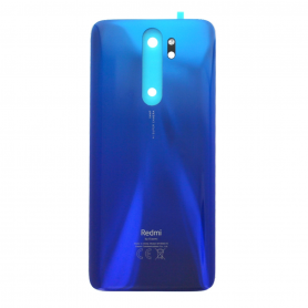 Vitre arrière Xiaomi Redmi Note 8 Pro Bleu + Adhesif (Sans Logo)