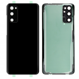 Vitre arrière Samsung Galaxy S20 4G/5G (G980F/G981B) Noir (Sans Logo)