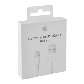 Câble USB Lightning 0.5M | Compatible Apple | Retail Box | Achat en Ligne