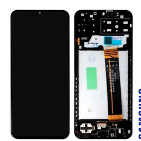 Ecran Samsung Galaxy A13 (A137) Noir + Châssis (Service Pack) - GH82-29227A