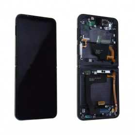 Ecran Samsung Galaxy Z Flip 4 5G (F721B) Graphite + Châssis (Service Pack) - GH82-29440A