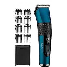 Tondeuse à cheveux numérique BaByliss E990E avec 45 réglages de longueur et 8 peignes(Reconditionné)