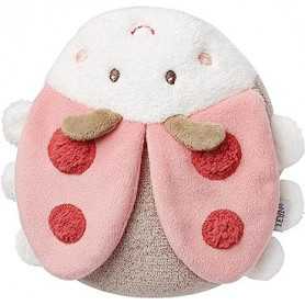 Coussin de noyaux de cerise Fehn pour bébés et tout-petits - design Käfer mignon - dimensions 18 cm(Reconditionné)