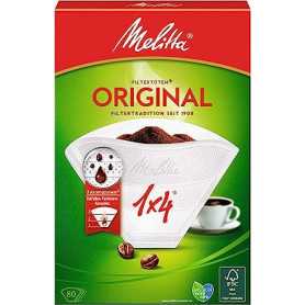 Filtres à café Melitta 1x4/80 blancs Aroma (Reconditionné)