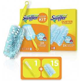 Plumeau attrape-poussière avec recharges x15 - Swiffer (Reconditionné)