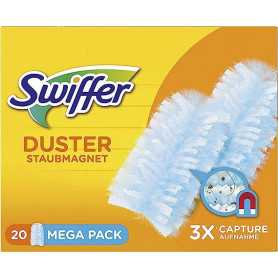Swiffer Staubmagnet (20 Tücher) - Élimine poussière, poils d'animaux et allergènes(Reconditionné)