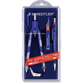 Coffret de compas à réglage rapide et micrométrique - Staedtler(Reconditionné)