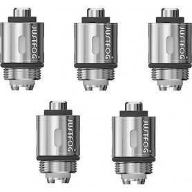 Pack de 5 résistances Justfog coil 16 Ohm pour différents modèles (Produit sans nicotine)(Reconditionné)