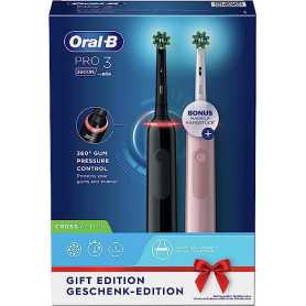 Oral-B Pro 3-3900N : Spazzolino électrique avec 2 brosses et 3 modes de brossage(Reconditionné)