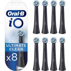 Brossettes Oral-B iO Ultimate Clean pour brosse à dents électrique noire (Lot 8)(Reconditionné)