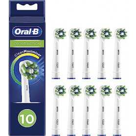 Pack de 10 têtes de brosse à dents électrique Oral-B Cross Action (Reconditionné)