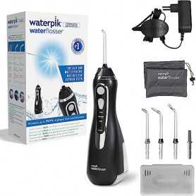 Hydropulseur Sans Fil Portable Rechargeable - Élimine la Plaque, 3 Niveaux de Pression, Noir(Reconditionné)