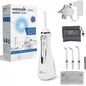Munddusche sans fil Waterpik Advanced avec 4 embouts et 3 réglages de pression (Reconditionné)