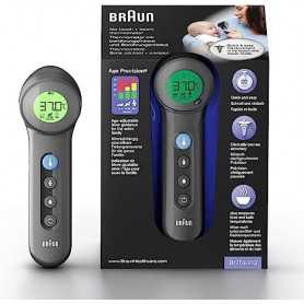 Thermomètre Braun sans contact avec précision de l'âge BNT400B(Reconditionné)