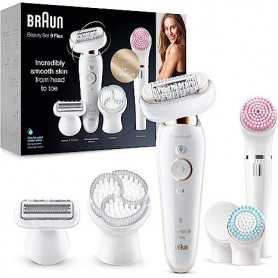Epilateur Braun Silk-épil 9 Flex Beauty-Set pour femmes avec 9 accessoires et sac de rangement(Reconditionné)