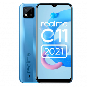 Realme C11 2021 32 Go Bleu Grade A avec Boîte et Accessoires - Smartphone Fiable à Prix Imbattable