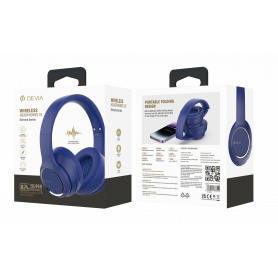 Achetez Casque Sans Fil V2 Devia Kinton EM039 Bleu - Performance et Style