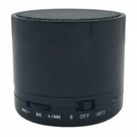 Enceinte Bluetooth Portable 400mAh - Son puissant et design élégant, idéale pour toutes vos aventures musicales - Noir