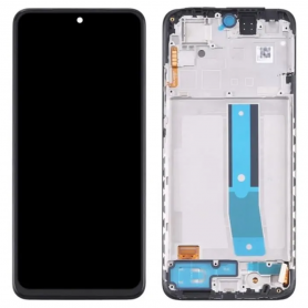 Ecran Xiaomi Redmi Note 11 4G NFC (2020) Noir + Châssis (Service Pack) - 5600010K7T00