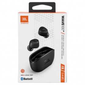 Achetez Écouteurs Bluetooth JBL Wave 100 Noir - Son Immersif et Design Élégant