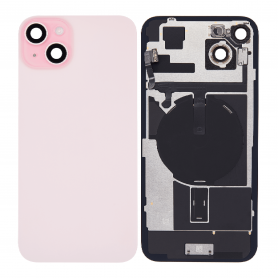 Vitre Cache Arrière iPhone 15 Plus Rose (Original Demonté) - Grade B