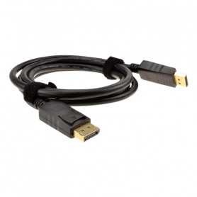 Câble Displayport Mâle / Displayport Mâle - 1.2V - 4K - 1.8M - Noir