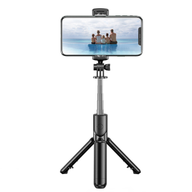 Support Tripod Universel Noir pour Selfie Bluetooth : Stabilité & Qualité !