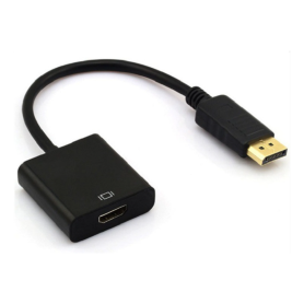 Mini Adaptateur DisplayPort Mâle à HDMI Femelle - Noir | Connectique