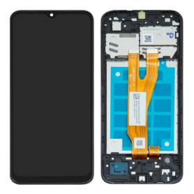 Ecran Samsung Galaxy A03 Core 2022 (A032) Noir + Châssis (Service Pack) - 21711A