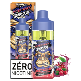 Vapoteuse Vapen Drta - 12000 Puffs 0% Nicotine - Saveur Cranberry Cerise Myrtille - E-Liquide Rechargeable Exclusif