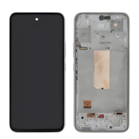 Ecran Samsung Galaxy A54 5G (A546B) Blanc + Châssis (Service Pack) - 31231B