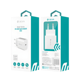 Adaptateur Secteur USB-C DEVIA GaN 30W PD Charge Rapide et Efficacité Optimale