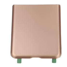 Vitre Arrière Inférieure Samsung Galaxy Z Flip 2 Or (Sans Logo)