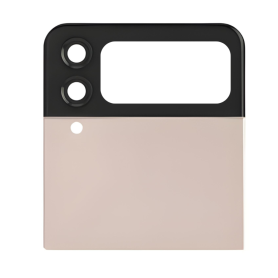 Vitre Arrière Supérieure Samsung Galaxy Z Flip 3 (F711) Or (Sans Logo)