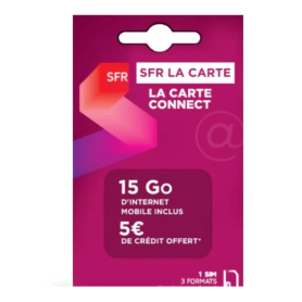"Obtenez 15Go d'Internet avec la Carte SIM Prépayée SFR La Carte Co