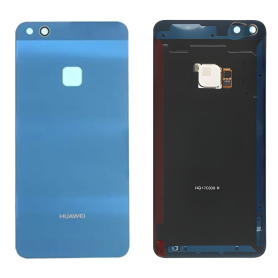 Vitre arrière Huawei P30 Lite Bleu Aurora - Avec logo + Adhésif