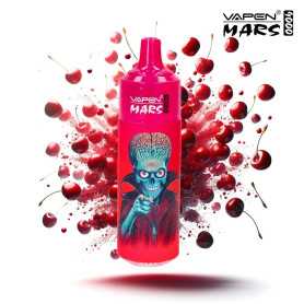 Vapoteuse Rechargeable Type-C Vapen Mars 9000 Puffs 0% Nicotine Saveur Cerise