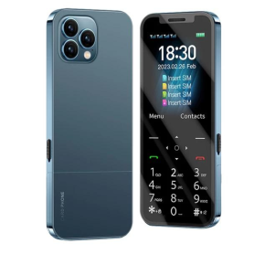 Feature Phone F15 Pro 1200mAh - 4 SIM - Bleu