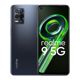 Realme 9 5G 4+64 Go Noir - Grade A avec Boîte - Smartphone Reconditionné Haut de Gamme