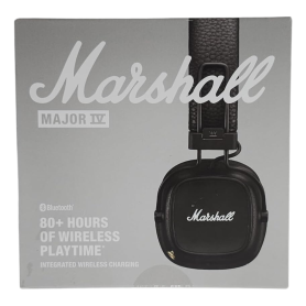 Casque Bluetooth Marshall Major IV Noir - Son Immersif et Autonomie Exceptionnelle