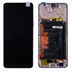 Écran Huawei Honor 90 Argent avec Batterie - Service Pack de Remplacement Complet