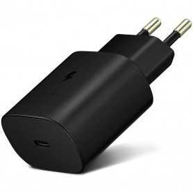 Adaptateur Secteur USB Type-C Samsung 15W Noir - Charge Rapide et Sécurisée - Emballage Retail Box
