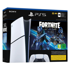 Achetez la Console PS5 Slim Digitale Blanc 1To SSD - Bundle Fortnite Étoile Cobalt Inclus