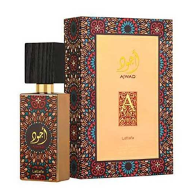 Eau de Parfum Lattafa Ajwad Unisex 60ml - Parfum Équilibré et Intense pour Tous