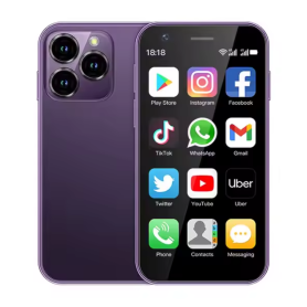 Mini Smartphone XS15 3G 16 Go Écran 3.0 Violet - Neuf & Compact - Achat en Ligne