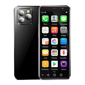 Mini Smartphone XL16 Noir - 3G, Écran IPS HD, 2Go RAM, 16Go Stockage WiFi Neuf