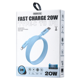 Câble REMAX Dofon Type-C/Lightning 20W Charge Rapide 1M - Bleu | Performance et Efficacité
