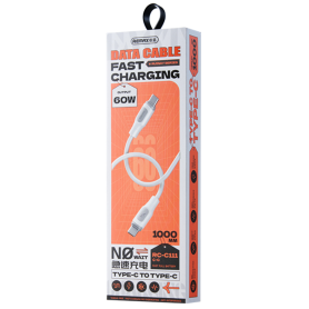 Câble USB-C Charge Rapide 60W Remax RC-C111 - 1M Blanc - Performance et Efficacité