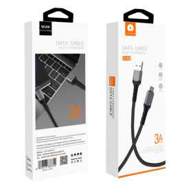 Câble USB / Lightning 3A Noir - X183 (WUW)